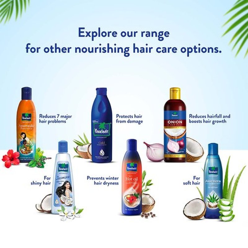 Parachute Advansed Gold Coconut Hair Oil with Vitamin E| Pure Coconut Oil| For Long, Strong & Nourished Hair| Indian Hair Oil | 13.5 Fl.oz.