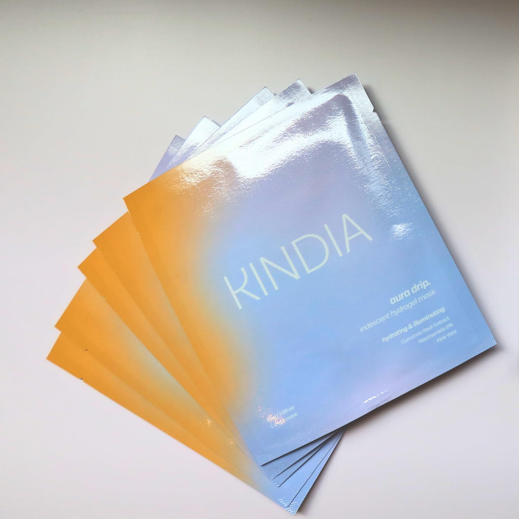 KINDIA Hydrating Sheet Mask with Niacinamide, Facial Masks for Women Skin Care Moisturizing Face Masks aura drip - 1 Count