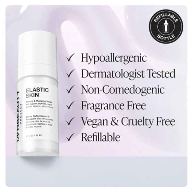 INNBEAUTY Project Elastic Skin Firming Serum - Plumping Growth Factor with Copper Peptides | 1 OZ (30ml)