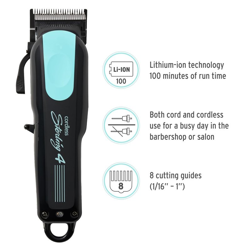 Wahl Professional - Sterling 4 Cordless Hair Clippers - Barber-Quality Cutting Tools for Men & Women