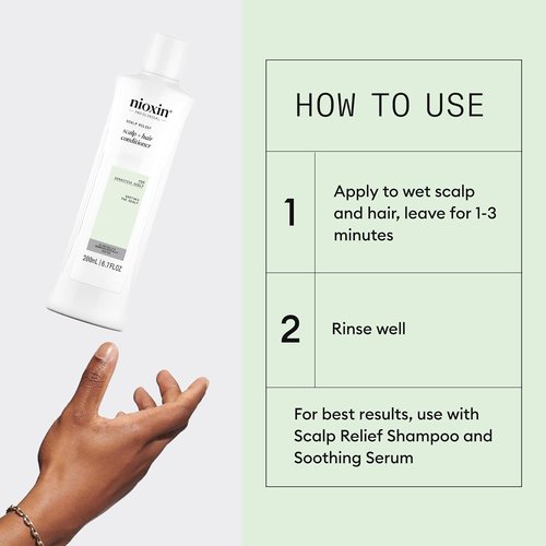 Nioxin Scalp Relief Hair Conditioner - Soothes & Hydrates Sensitive Scalps | Enriched with Aloe Vera & Vitamin E