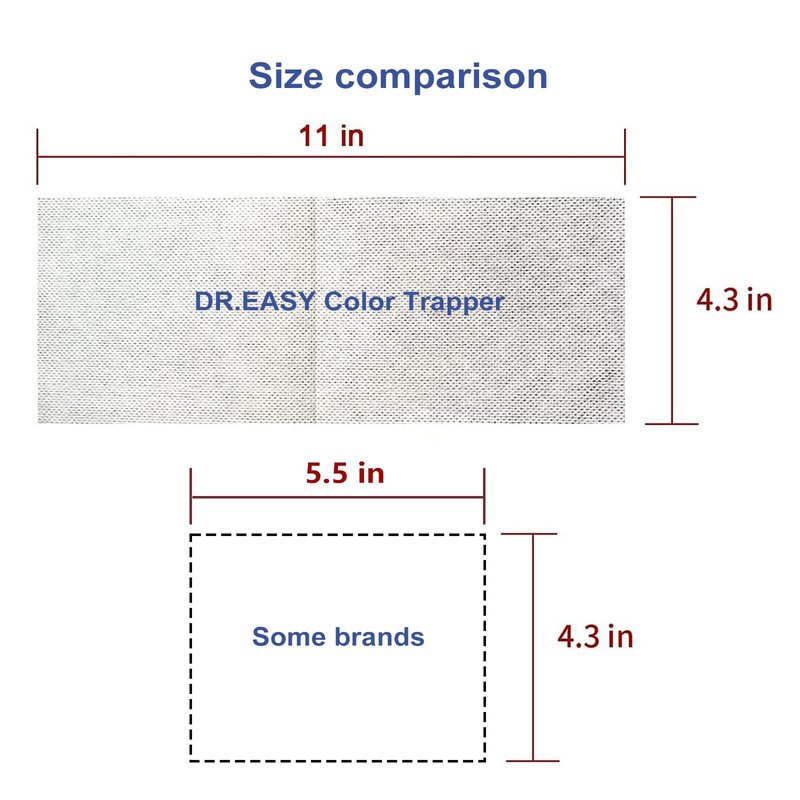 DR. EASY Unscented Color Catcher Sheets, 72 Count, Special Pores Texture, Dye & Fluorescent Remover, Safe for Dryer, Compatible with All Washers & HE, Non-Toxic, All Skin Types