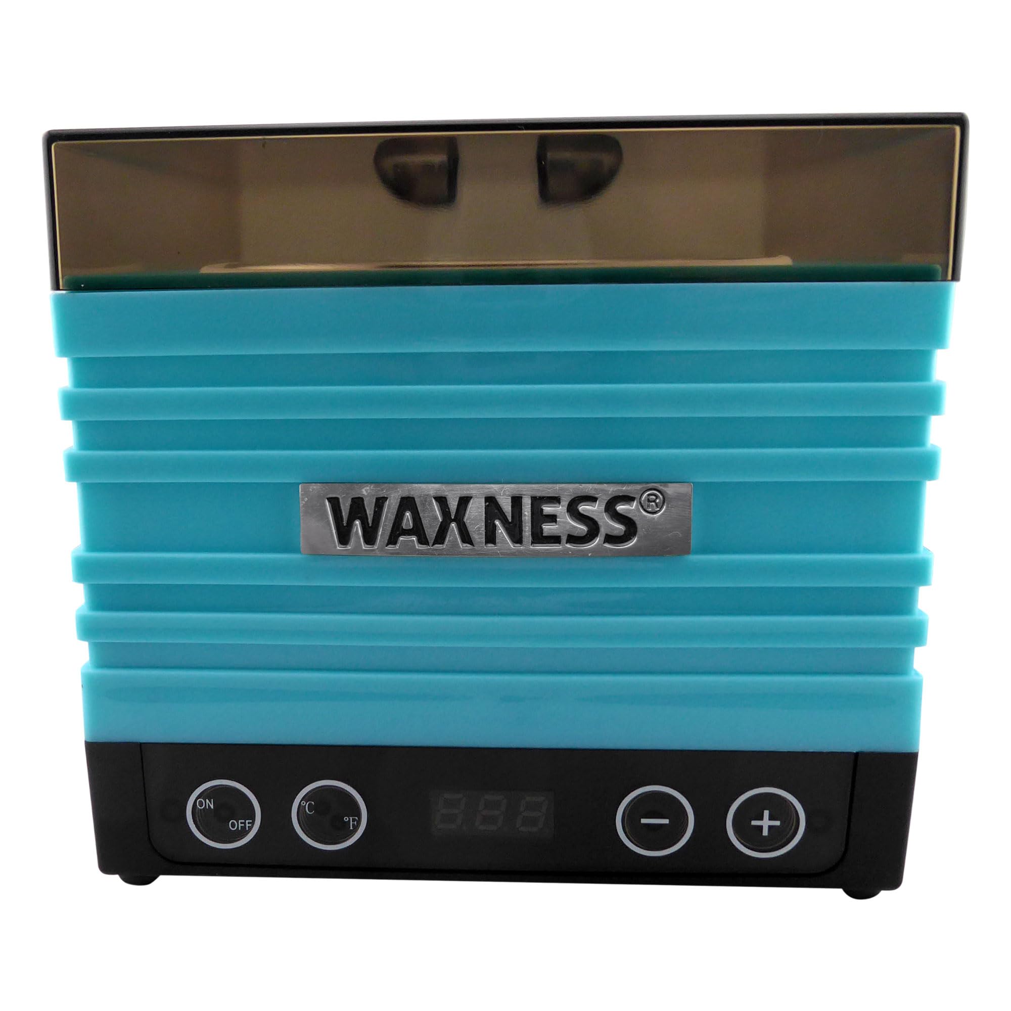 Waxness W-CUBE Digital Professional Wax Heater – Teal, 1 lb Capacity, Digital Temperature Control with Memory, 100W, for Professional Use