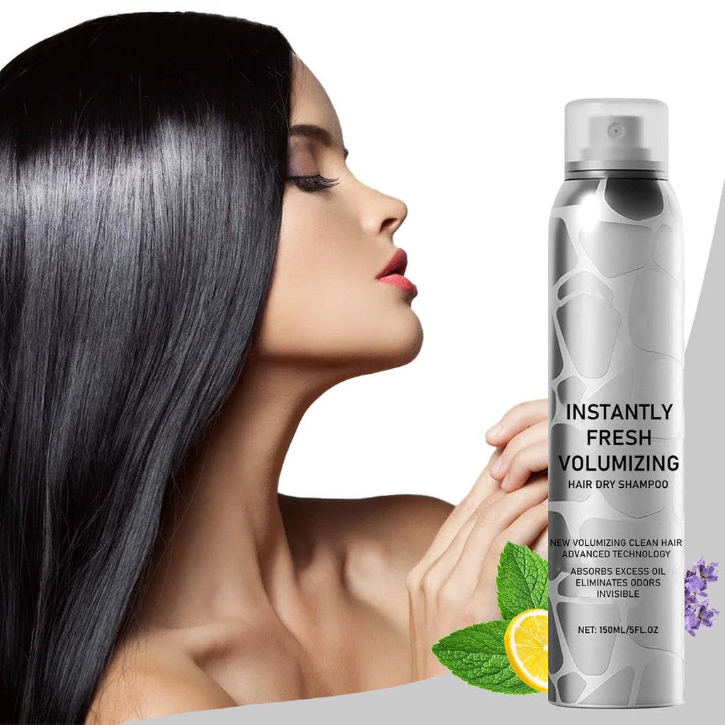 ZYAHHFAC Natural Dry Shampoo - Volumizing Formula for Dark Hair | Travel Size Spray (2PCS)