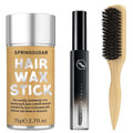 Hair Wax Stick Set for Flyaways Slick Back – Includes Wax Stick for Hair, Slick Back Hair Brush, Hair Finishing Stick – Hair Styling Products for Women, Taming Frizz & Creating Sleek Styles