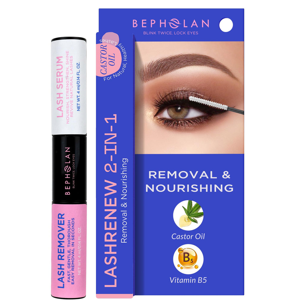 BEPHOLAN Eyelash Glue Remover，Makeup remover oil