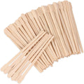 PEAKTREND 200Pcs Wooden Wax Sticks Wood Waxing Spatulas Craft Applicators Hair Removal for Body Legs Facial Eyebrow Lip Nose Brow Facial Smooth, Skin-Spa Home Usage