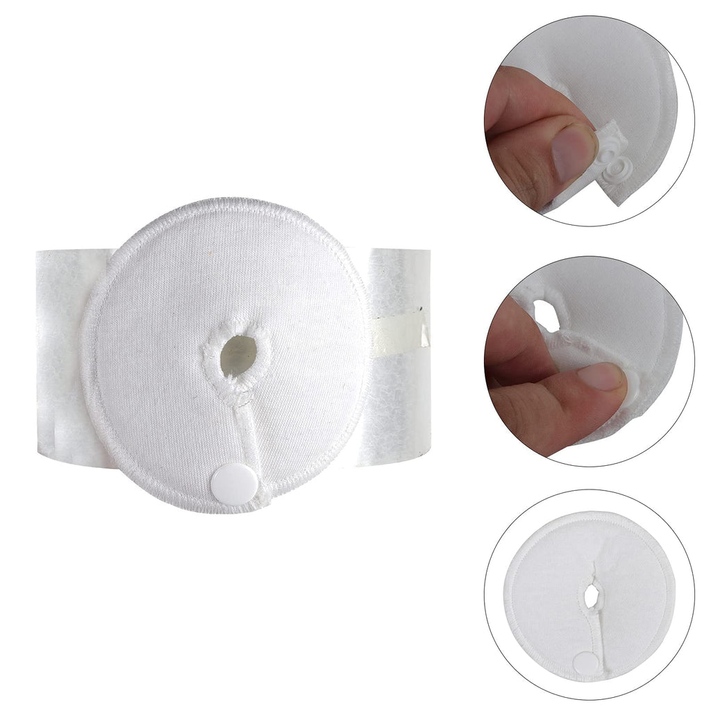 Feeding Tube Pads G Tube Covers Gtube Pads Button Pads Holder,Peritoneal Abdominal Dialysis Peg Tube Supplies Feeding Tube Supplies for Nursing Care, 12 Pack (Round)