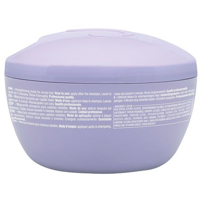 Alfaparf Milano Semi Di Lino Smooth Mask - Intensive Frizz Control & Hydration Treatment for Unruly Hair - 200ml