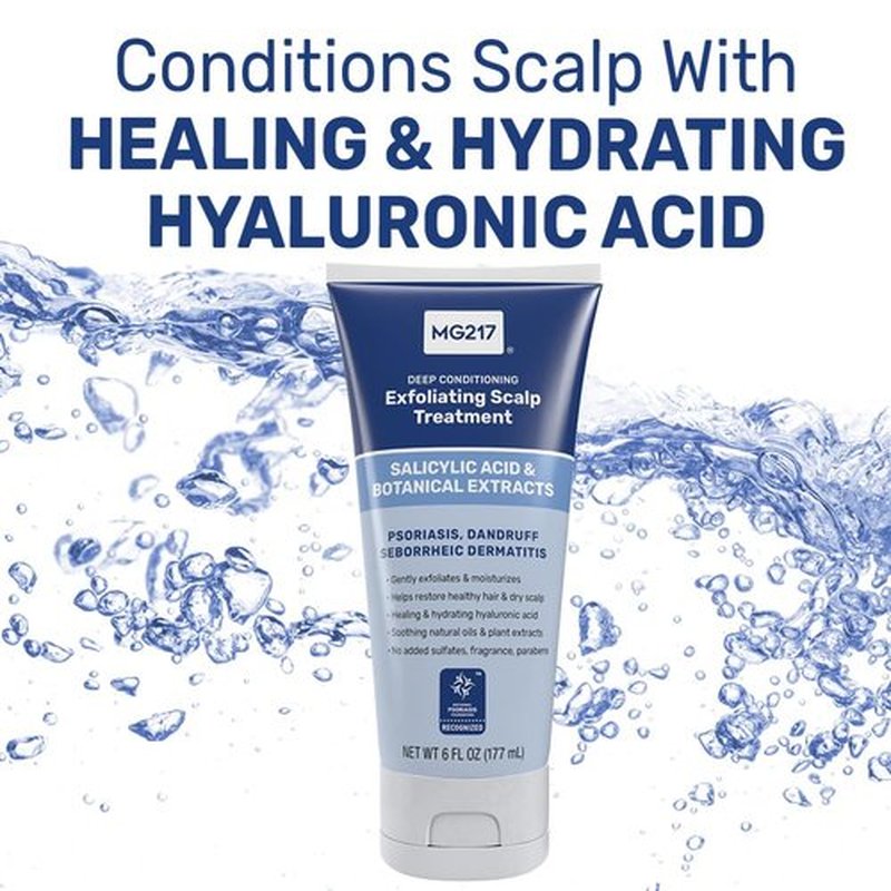 MG217 Deep Conditioning Scalp Care - Salicylic Acid Formula for Psoriasis, 6 fl oz | Sulfate-Free & Hydrating