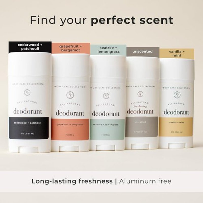 Rowe Casa Organics Vanilla & Mint Deodorant - Refreshing Paraben-Free Stick for Men & Women, 3 oz