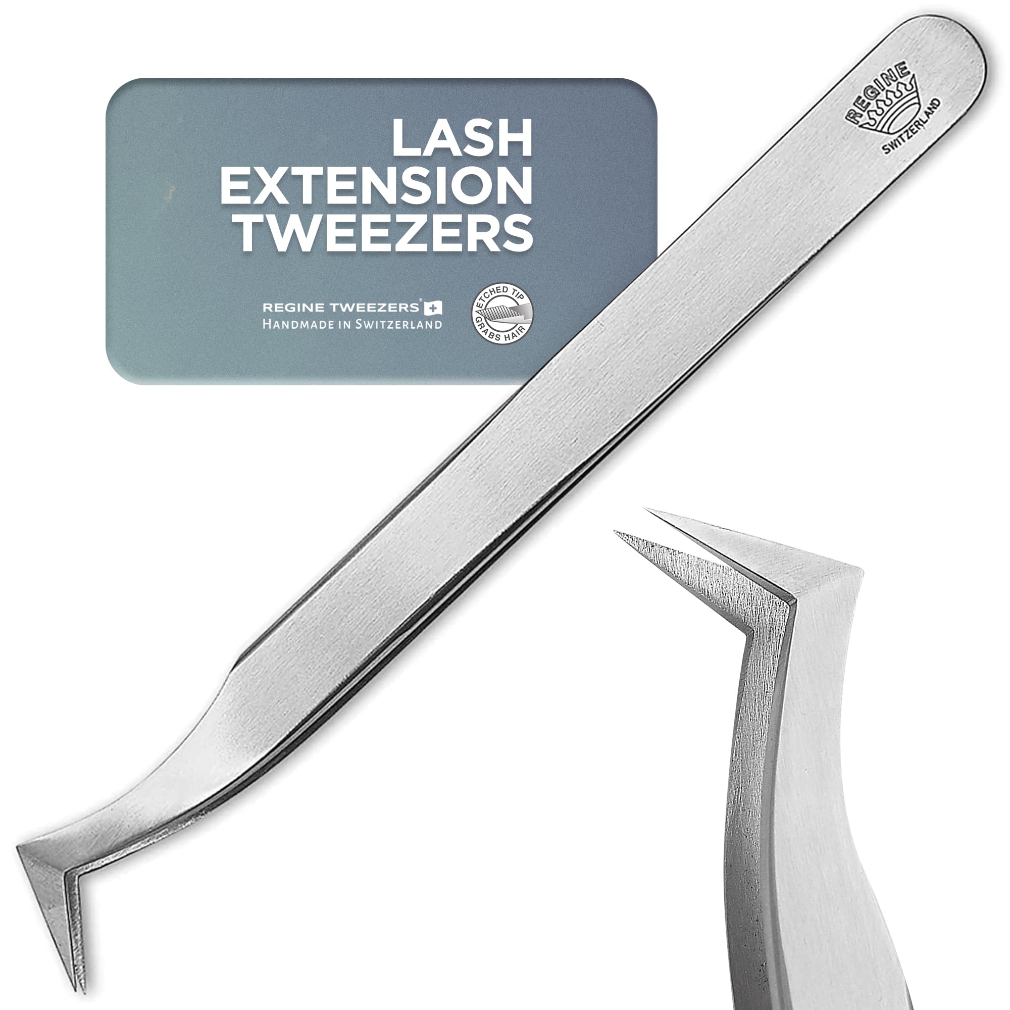 Regine Switzerland Curved Lash Extension Tweezers