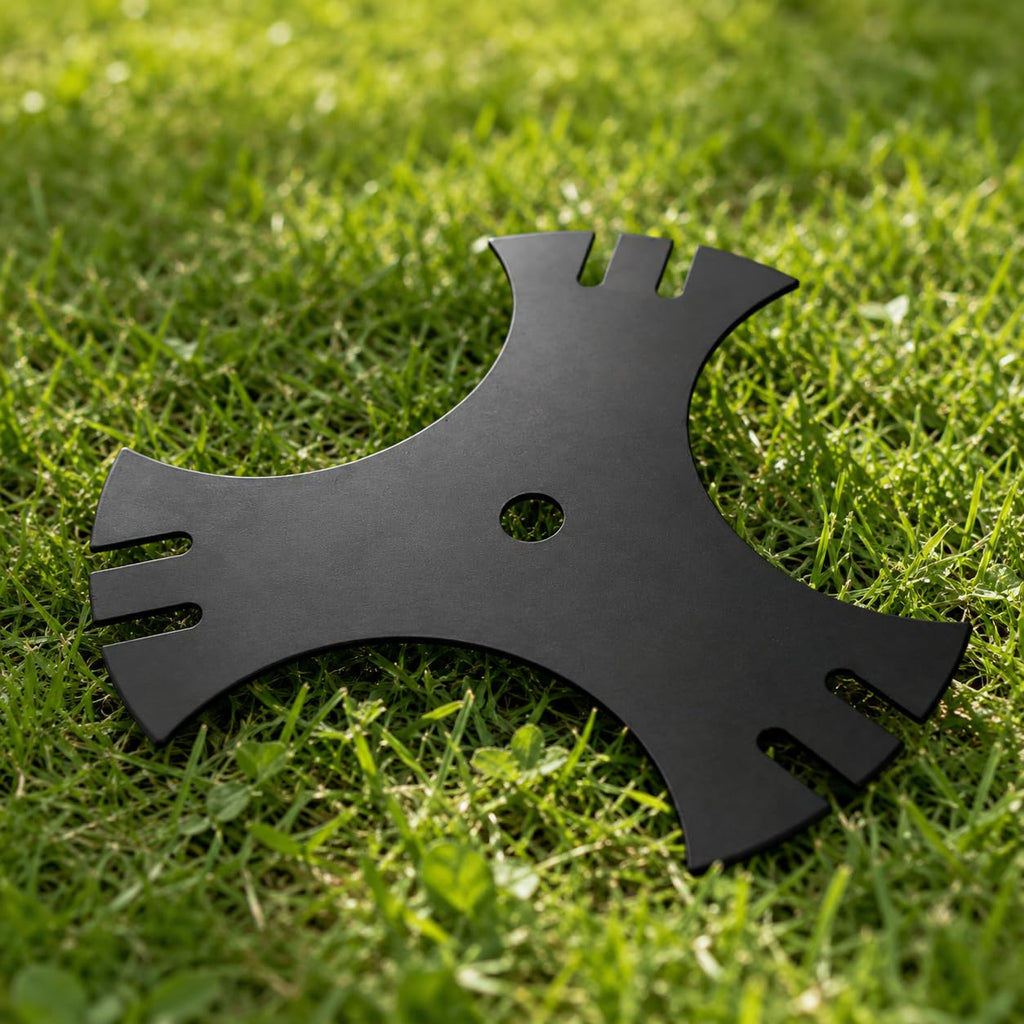 Bularie Edger Blade 781-0748 781-0748-0637 for Craftsman Troy-Bilt MTD Lawn Edger - 3-Side 9" Tri-Star Trencher Blade for B&S Sears McLane Gas Edger, Replace 40-009 490-105-M017 981-0748 - 2 Pack