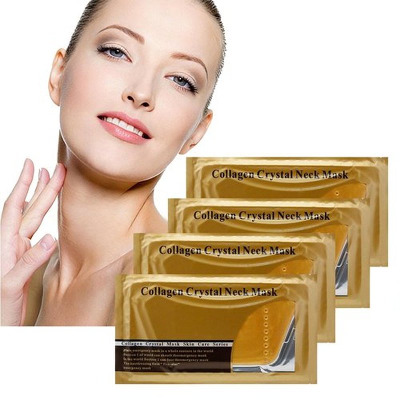 Skiennix Bio-Collagen Necklift Mask - Achieve a Youthful Neck in Just 1 Use | Hydrating & Firming Silicone Patches (2)