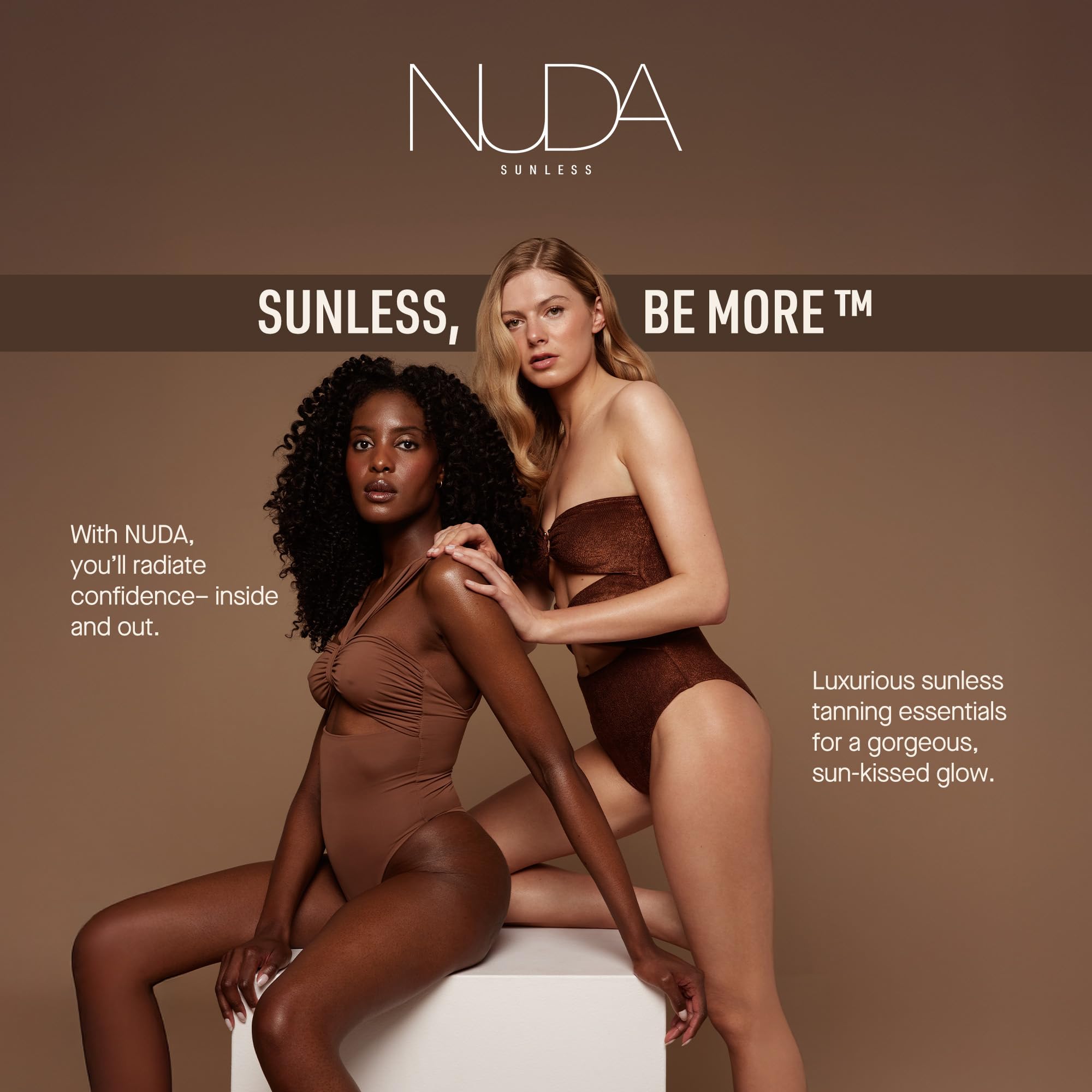 Nuda CloudMist Face Tan Water | Buildable Facial Tanning Mist for Light to Medium Complexions | Infused with Vitamins and White Tea & Rosehip Extracts | Lightweight, Bronzer-Free Formula, (2.5 Fl Oz)