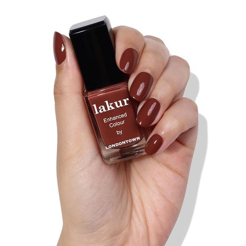 LONDONTOWN Earth Tones Nail Polish Set - Natural Shades for Elegant Manicures | 4-Piece Collection
