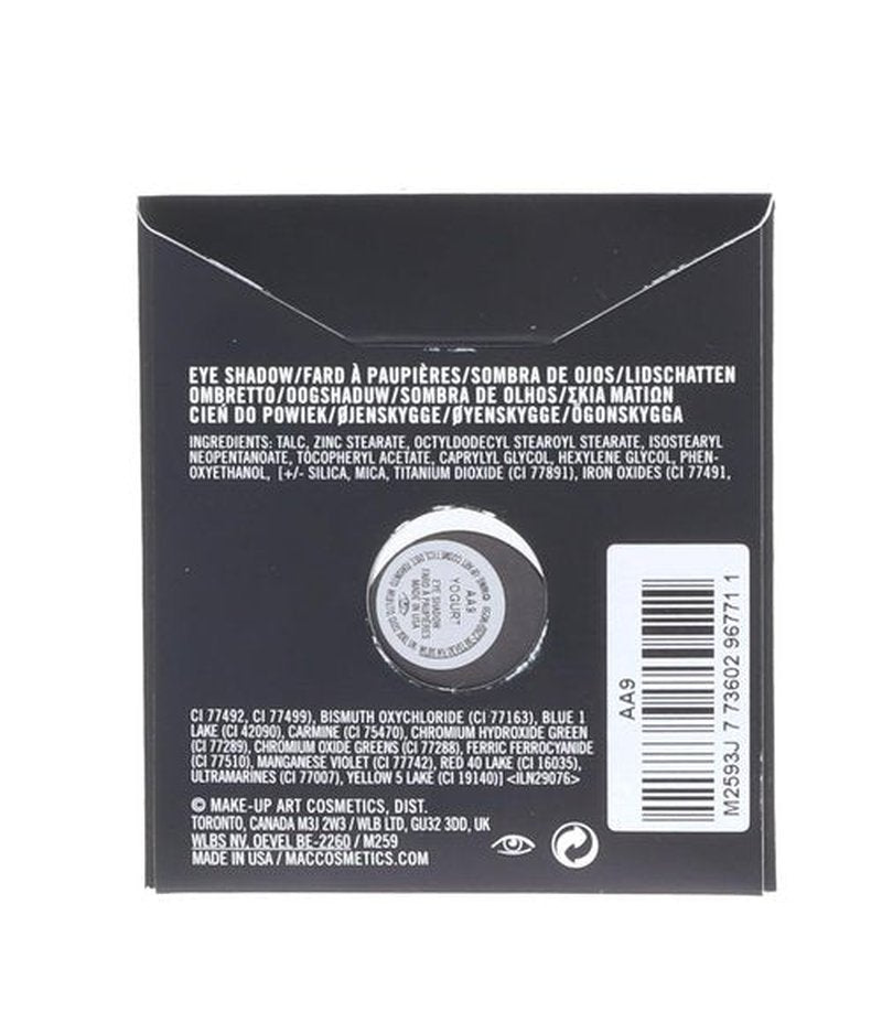 MAC Eye Shadow Refill - Yogurt Shade for Vibrant, Long-Lasting Color | Perfect for All Skin Tones