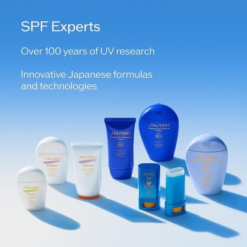 Shiseido Ultimate Sun Protector Lotion - Invisible Broad-Spectrum Sunscreen for Face & Body - Lightweight Formula