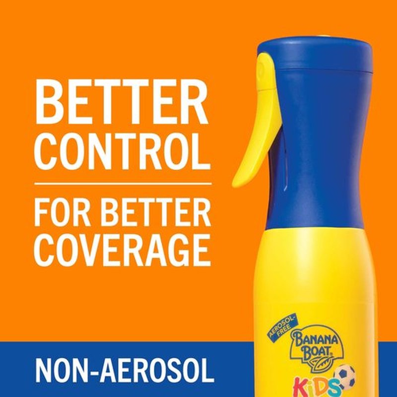 Banana Boat 360 Coverage Kids Sunscreen Mist SPF 50 Refill | Kids Spray Sunscreen, Non Aerosol SPF 50 Spray, Childrens Sunblock, 360 Coverage Refill, 5.5Fl Oz