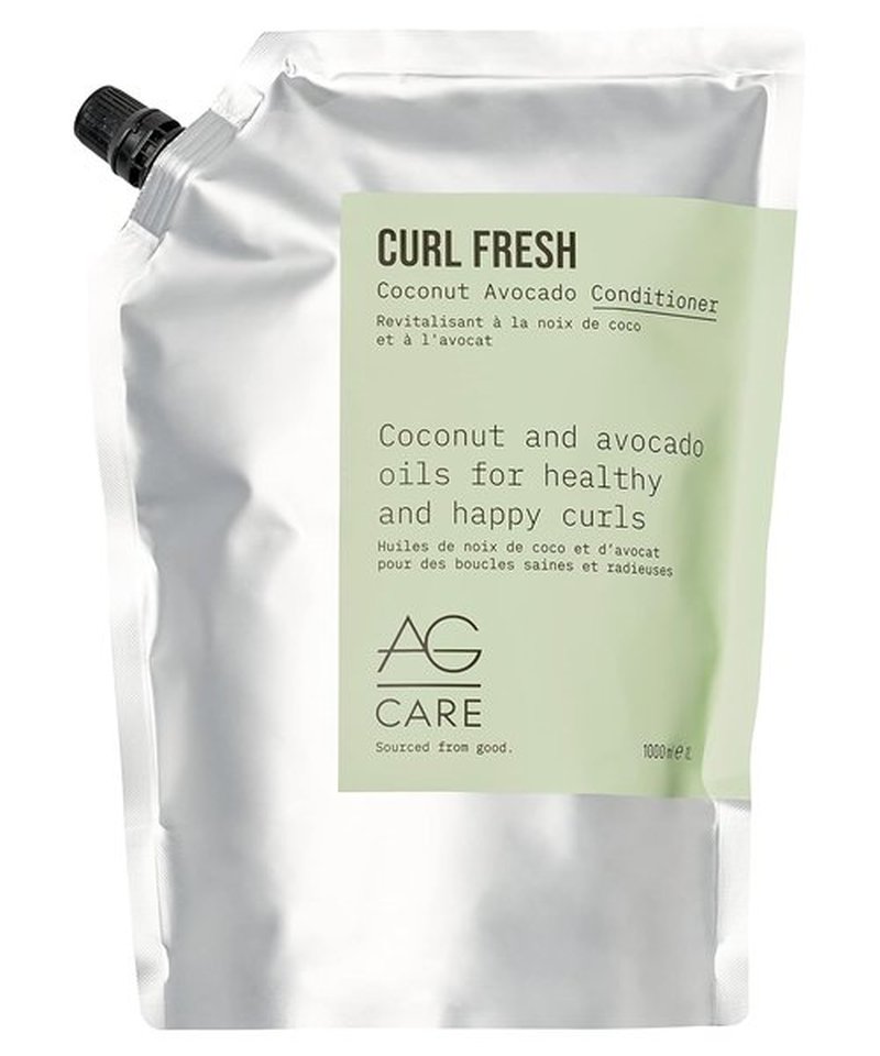 AG Care Curl Fresh Coconut Avocado Conditioner - Moisturizing Formula | 33.8 Fl Oz