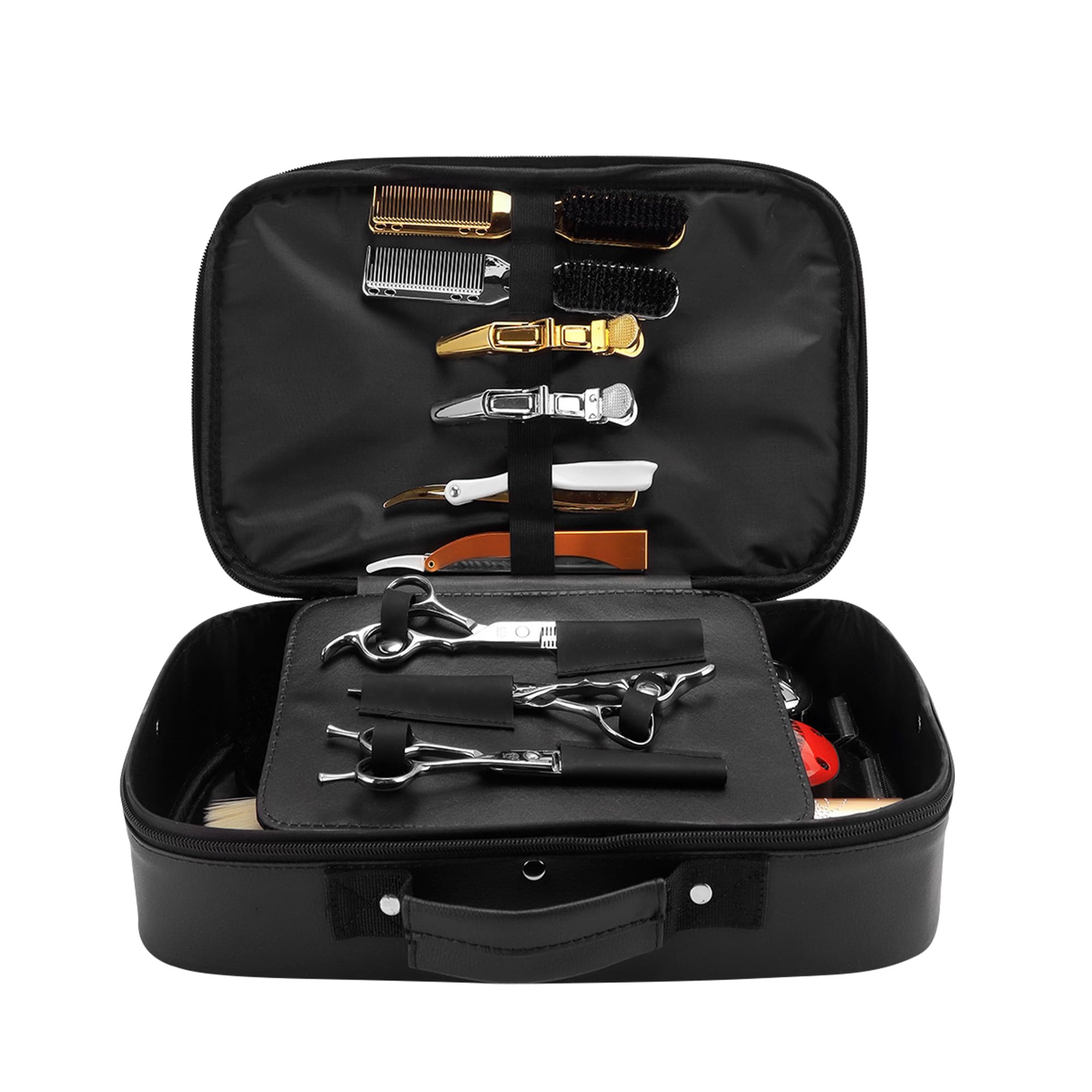 Professional Hair Clipper Case – 11" x 7" Barber Tool Bag & Hairdressing Organizer for Scissors and Supplies