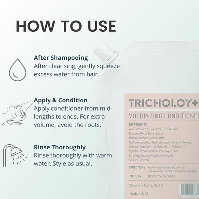 Regine Switzerland Volumizing Conditioner - Peptide-Infused for Density & Fullness | Aloe-Enriched | 10 Fl Oz