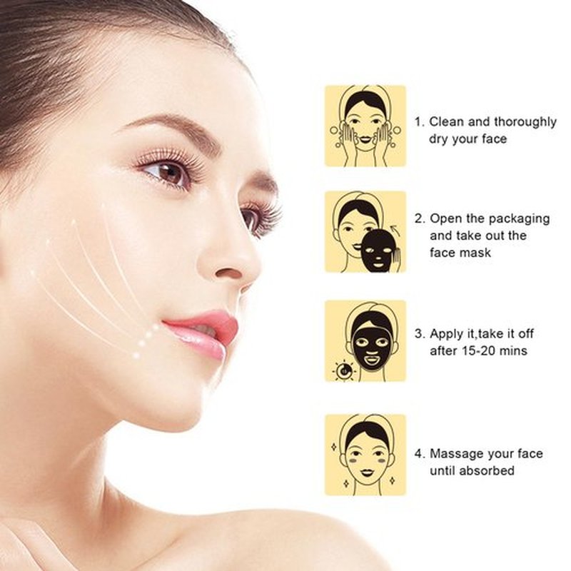 Adofect 15 Pack 24K Gold Crystal Collagen Facial Masks, Face Masks Skincare for Women | Anti-Aging | Reduces Puffiness | Moisturizes | Hydrates | Collagen Mask Set | Suitable for All Skin Types