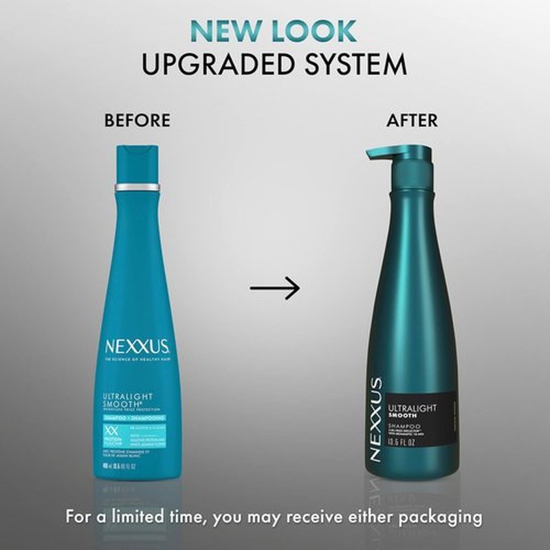 Nexxus Ultralight Smooth Shampoo - Frizz Control with Biomimetic 18-MEA | 13.5 oz