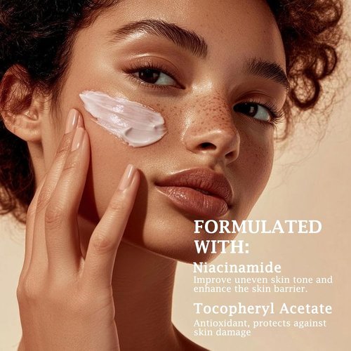 FUNAN Face Sunscreen SPF 50+ | Waterfull Tone-Up Serum | Oil-Free & Oxybenzone-Free | 2.1 Fl Oz
