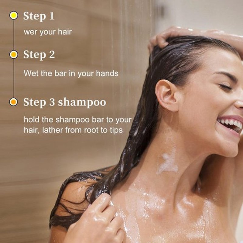 SAPHUS Argan Oil Bar Shampoo and Conditioner Set for Strengthening, Cleansing & Moisturizing Dry & Curly Hair,Travel Size, Zero Waste, 2pc Set
