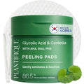 Plantifique Korean Glycolic Acid Toner Pads - 60 Pcs with Niacinamide & CICA | Gentle Daily Peel for All Skin Types