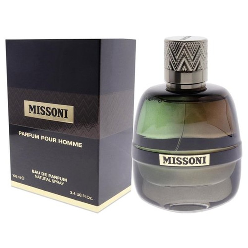 Missoni Pour Homme Men’s EDP Spray - 3.4 Fl Oz | Elegant Fragrance for Modern Men
