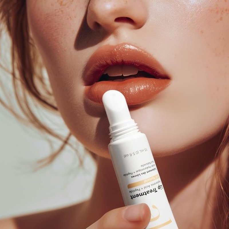 Alfie Hyaluronic Acid Lip Booster - Natural Flavor Lip Plumper & Filler - 15ml Peptide Treatment