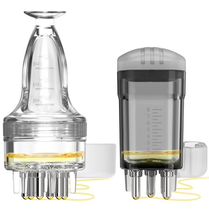 Minoxidil Applicator,2 PCS Direct to Scalp Quick Apply Root Comb Applicator Bottle for Hair Serum Applicator,Small Hair Applicator Brush Specially for Minoxidil Applicator Tool Scalp Applicator