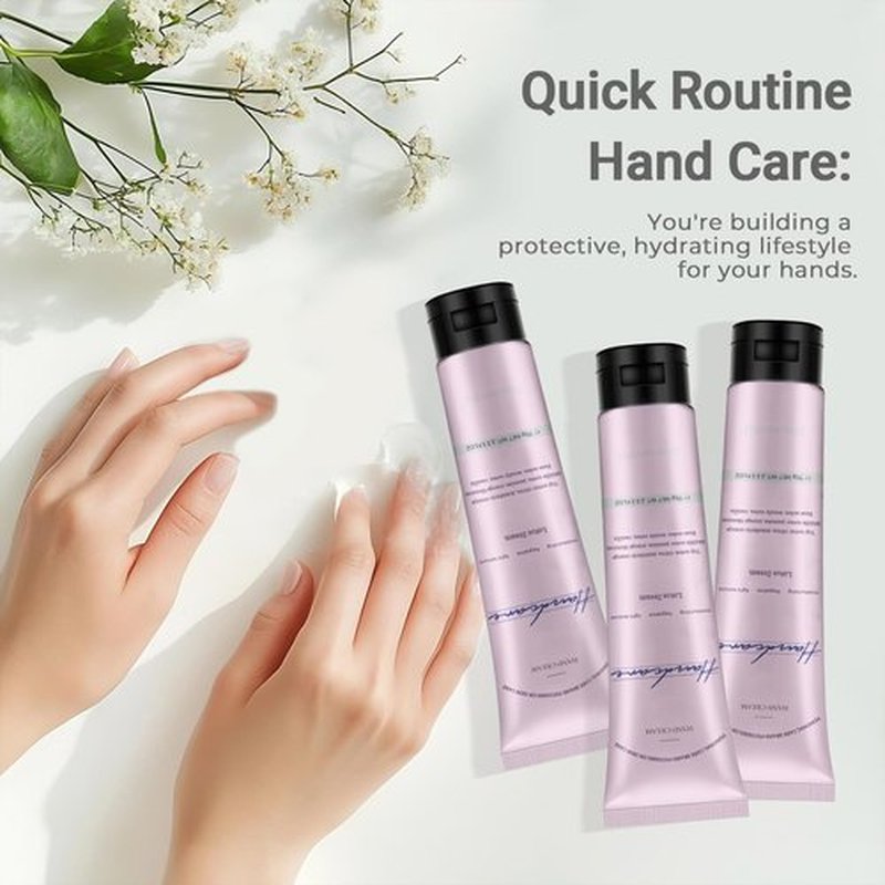 Lotus Dream Hand Cream for Dry Cracked Hands, Birthday Gifts for Women, Bridesmaid Gifts, Nurse Gifts, Christmas Gifts, Party Favors, Hand Cream Gifts Set for Women, Travel Size 2.33fl.oz x 3