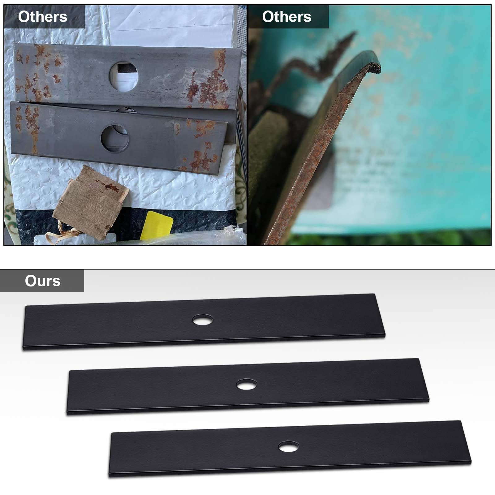 Geosiry 3 Pack Edger Blades 9 x 1/2 Center Hole, 9" x 2" Edger Blade 1/2 Center Hole for Mclane, Power Trim Edgers