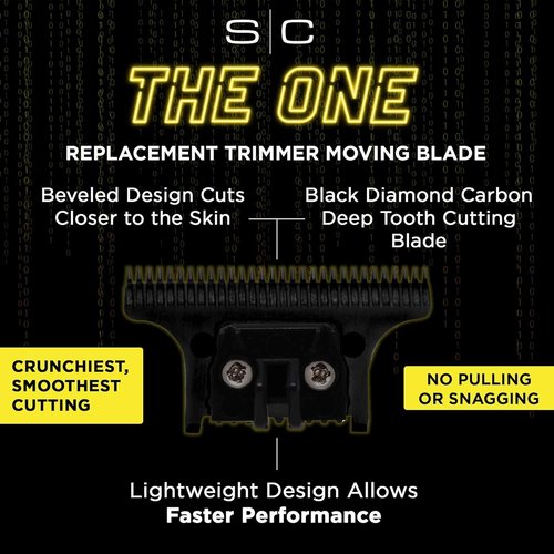 GAMMA+ Hair Trimmer Replacement Blade - Professional Grade Fixed Moving Blade