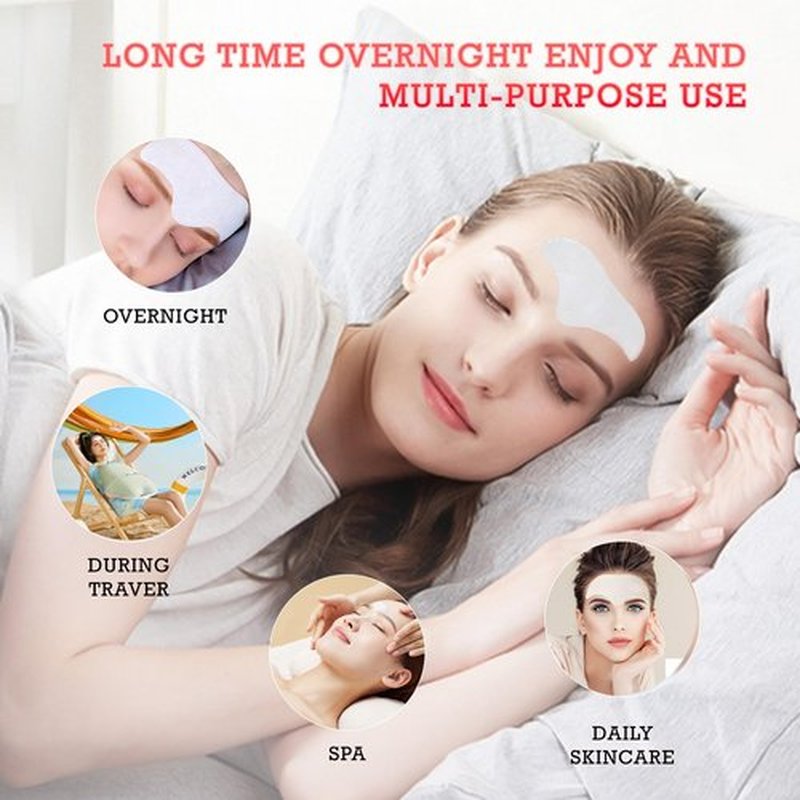 Auteek Forehead Wrinkle Patches Overnight 20pcs with Collagen & Seaweed Polysaccharides, Anti Wrinkle Patches for Smooth Fine Lines & Wrinkles, jelly forehead patches Treatment for Skin Care