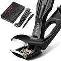 Toenail Clippers for Thick Toenails for Seniors with Wide Opening & Long Handle, Large Angled Toe Nail Clippers for Thick Nails with Catcher, Heavy Duty Nail Cutter Gifts for Men Women Adults