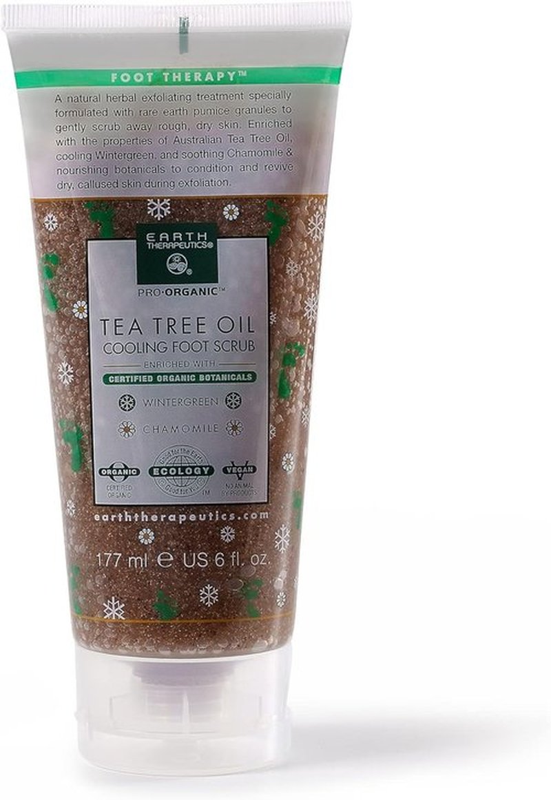 Tea Tree Oil Foot Scrub - Refreshing Cooling Formula | 6 Fl. Oz. for Soft, Smooth Feet