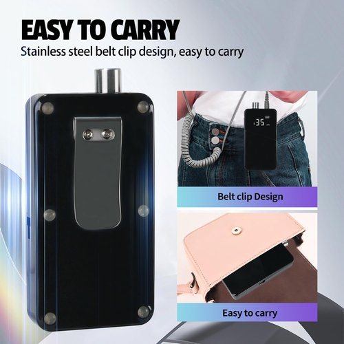 Electric Nail Drill Machine 35000RPM Professional Portable Nail File Cordless Rechargeable Nail Efile for Acrylic Gel Nails Manicure Pedicure Polishing Shape Tools for Salon (Black)