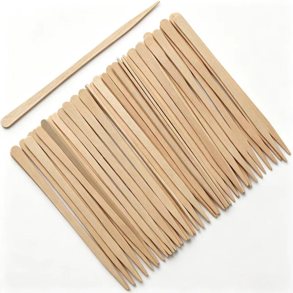 250Pcs Waxing Sticks for Hair Removal - Borogo Eyebrow, Lip, Nose Small Waxing Applicator Sticks for Hair Removal and Smooth Skin - Spa and Home Usage