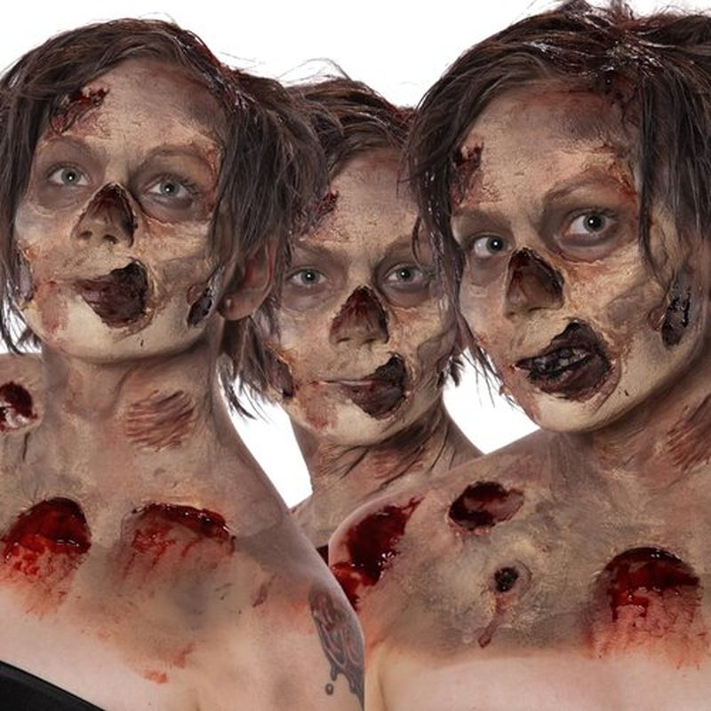 Liquid Latex for Special Effects (2 Pack Set) 16 Oz EACH! Skin-Safe, Dries Clear, Easy Application, for Halloween, Cosplay, Zombie SFX and Movie Makeup