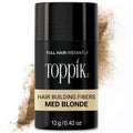 Toppik Hair Building Fibers, Medium Blonde, 3g Fill In Fine or Thinning Hair, Instantly Thicker, Fuller Looking, 9 Shades for Men & Women, Keratin Protein Formula
