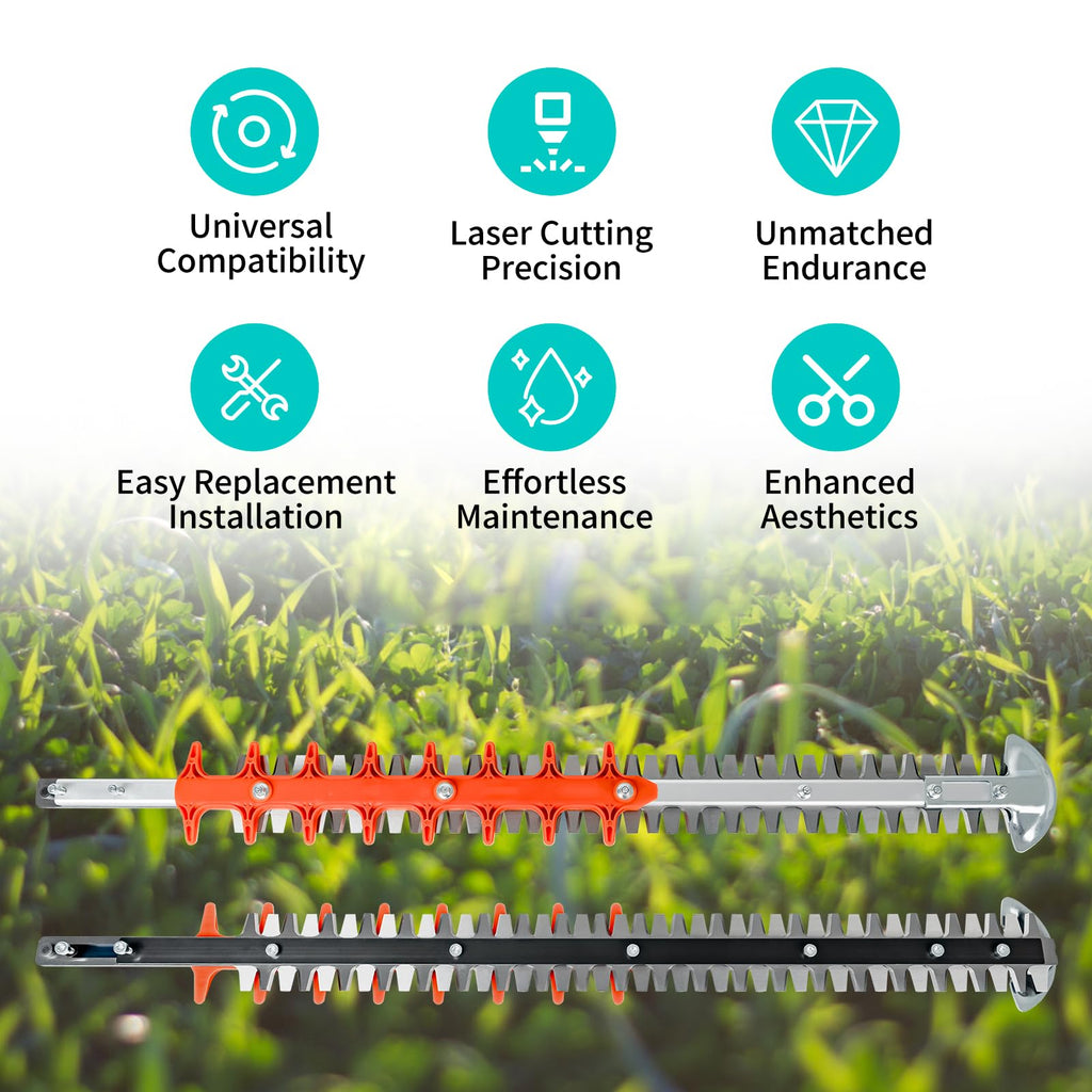 24" Hedge Trimmer Blade Set 4237 710 6051, Compatible with S tihl HS81 HS82 HS86 HS87 HSA94, Set of 4 Blades