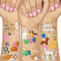 xo, Fetti Dog Temporary Tattoos - 44 Glitter Styles | Animal Birthday Supplies, Pet Lover Party Favors, Woof Arts and Crafts