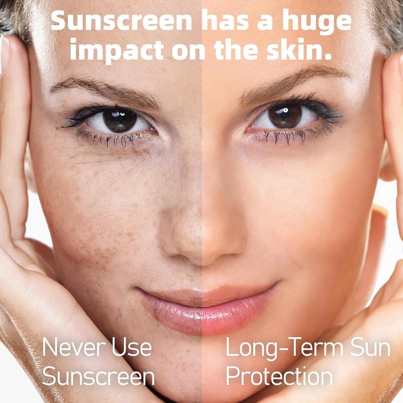 VGO Tinted Sunscreen SPF 50 - Hydrating Sun Essence, Non-Sticky Formula | Travel Size 50ml / 1.7oz