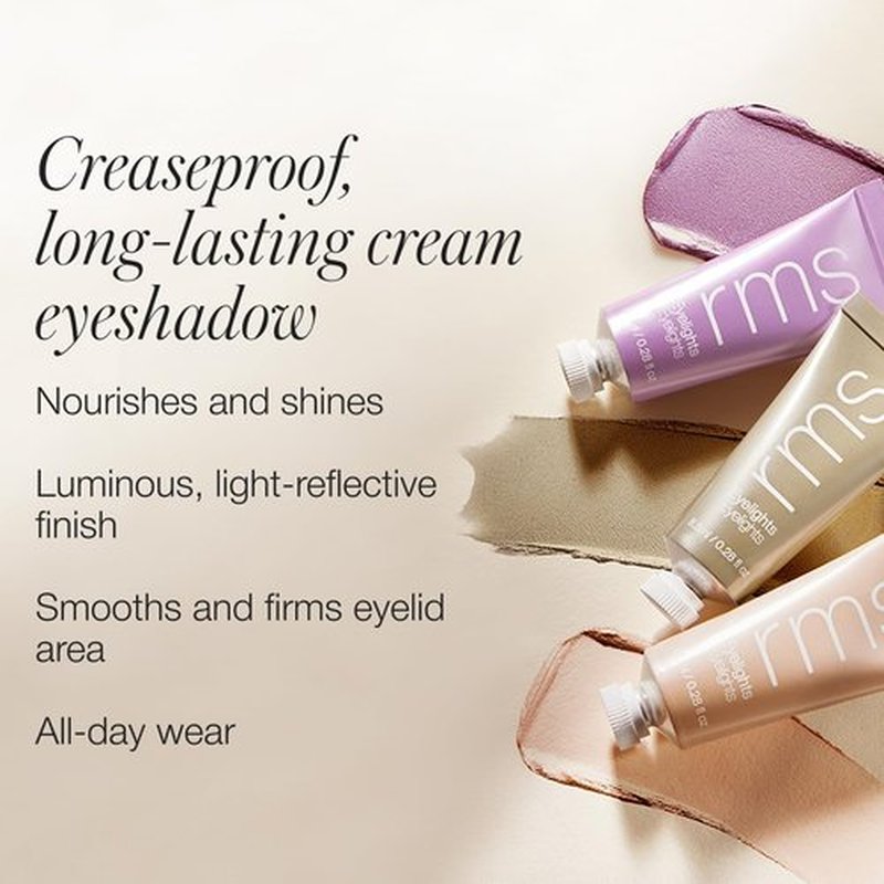 RMS Beauty Eyelights Cream - Illuminating Eye Shadow | Long-Lasting Color & Radiance