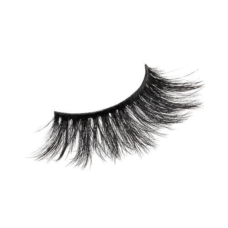 KISS Matte Black, False Eyelashes, 'Matte Cheviot', 18mm-20mm, Includes 4 Pairs Of Lashes, Easy to Apply, Reusable Lash Clusters