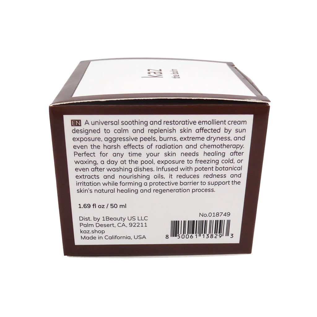 Waxness Kaz The Balm Soothing Skin Recovery Balm for Post Wax Care & Dry Skin 1.69 fl oz (50 ml) – Professional Skin Care – Made in USA